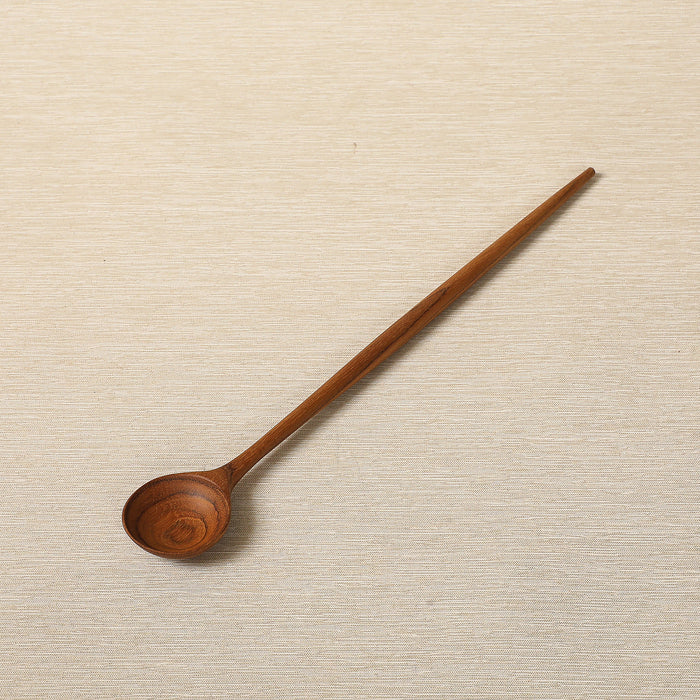 Teak tasting spoon