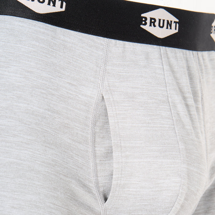 Close up of comfort tech boxer 6 inch in heathered grey * 1