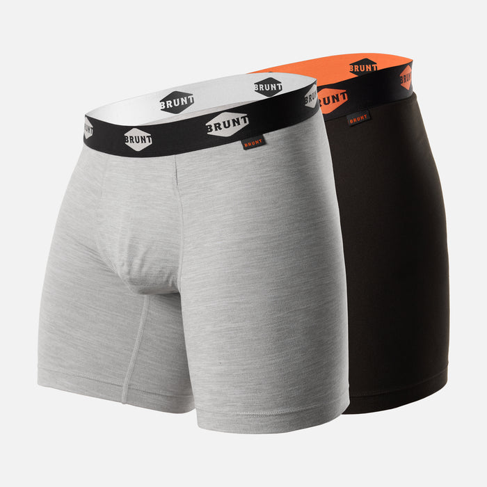 View 1 45 degree angle of comfort tech boxer 9 inch displayed as a 2 pack *0