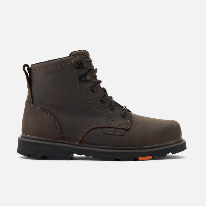 View 1 right side of the BRUNT 6 inch waterproof sullivan work boot in dark brown * 1