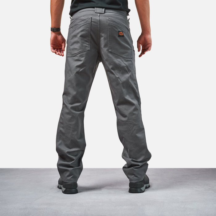 Back of Back of BRUNT water resistant stretch torra work pant in charcoal * 3