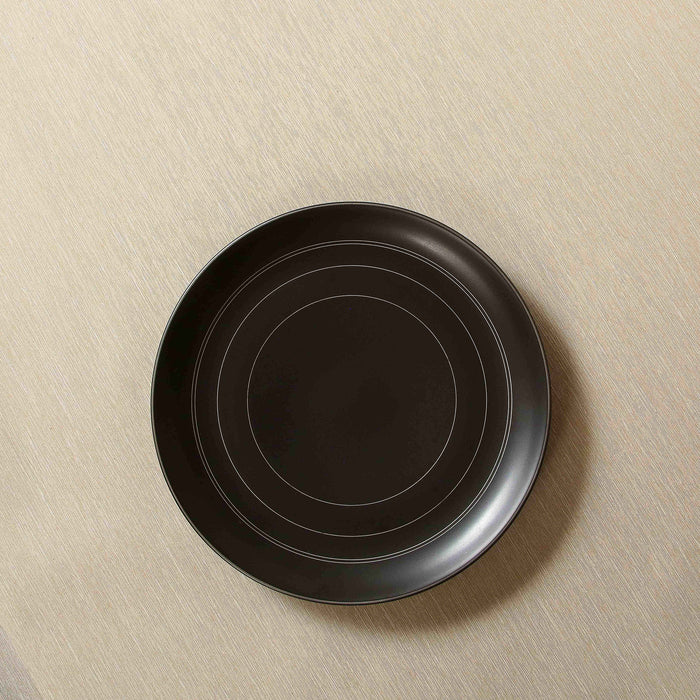 Tiago matte charcoal round serving platter