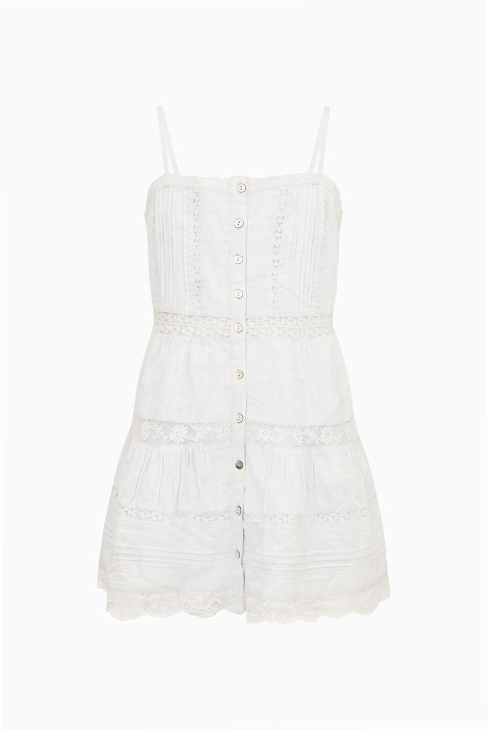 Tween Charlize Mini Dress - OPTIC WHITE