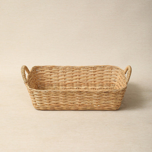 Two-handle rectangular basket