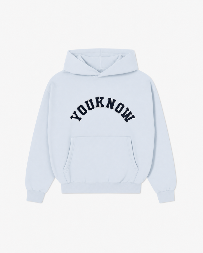 Varsity Hoodie 2.0 in Baby Blue