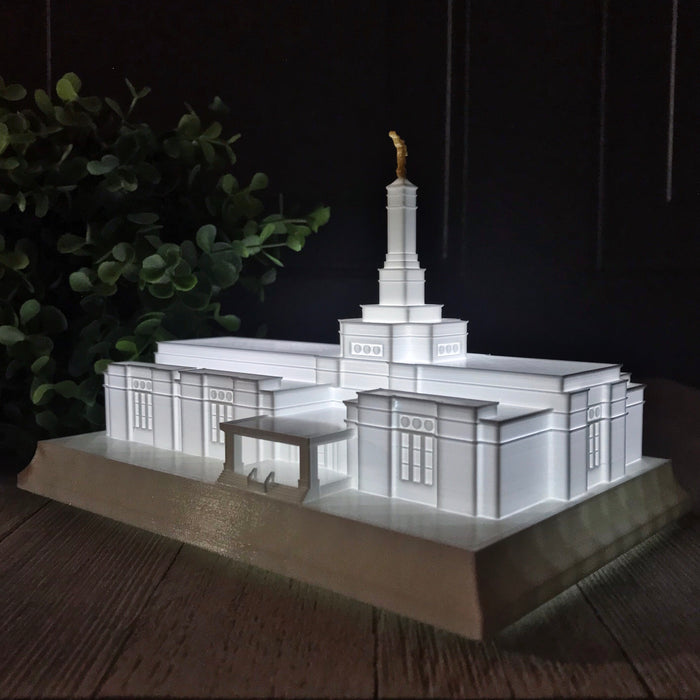 Veracruz Mexico Temple Night Light
