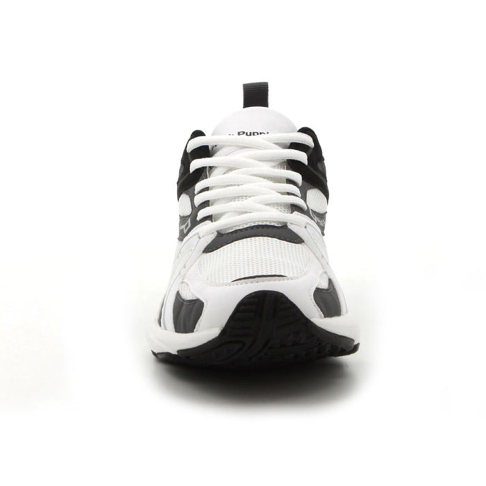 Wally Sneakers White Grey Black Mesh PU