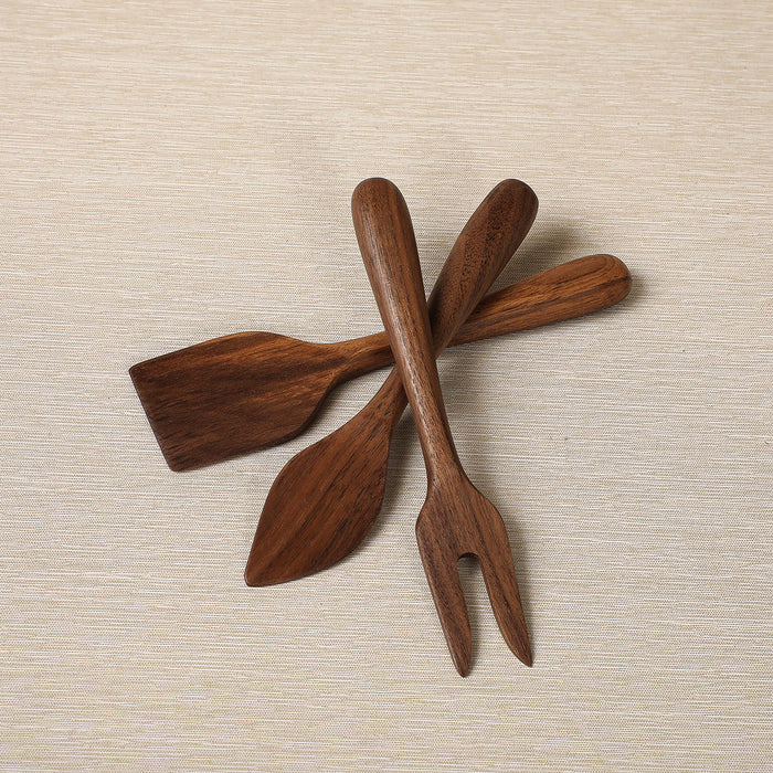 Walnut Cheese serving set