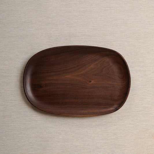 Walnut pebble tray