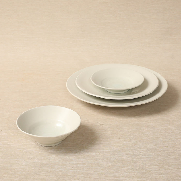 White sky series dinnerware from Japan