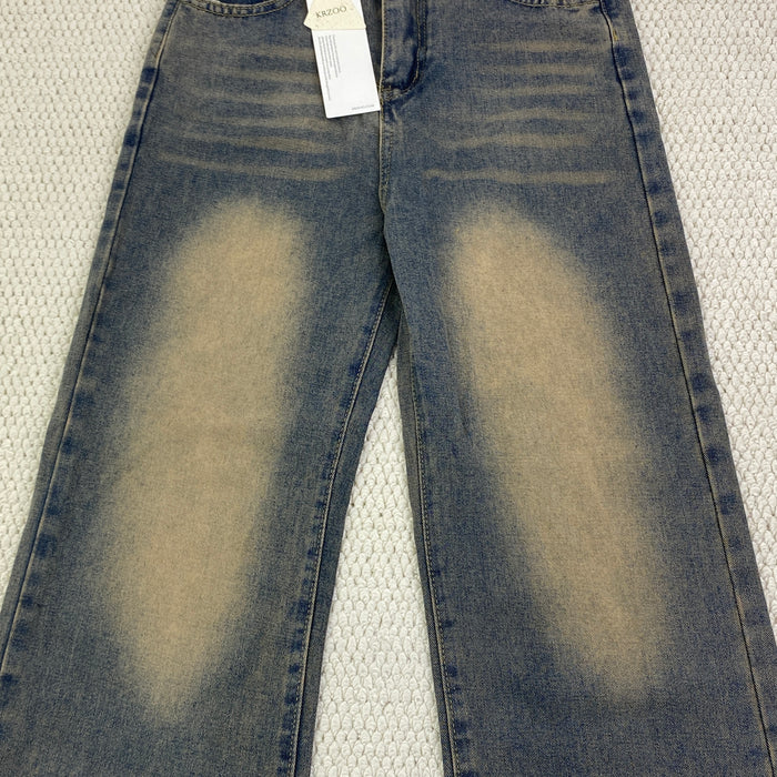 Wide-leg, stretchy and loose fit jeans