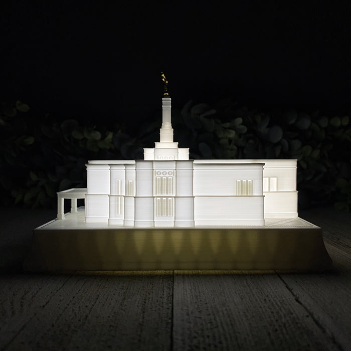 Winter Quarters Nebraska Temple Night Light