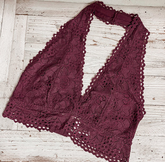 Women's Eggplant Bralette (Plus Size)