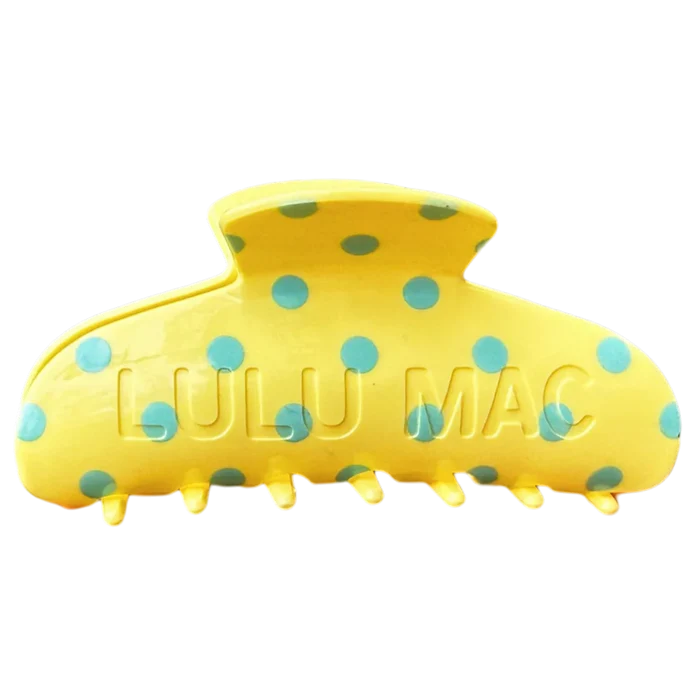 Yellow and Blue Lulu Mac Hair Clip