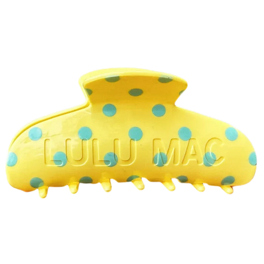 Yellow and Blue Lulu Mac Hair Clip