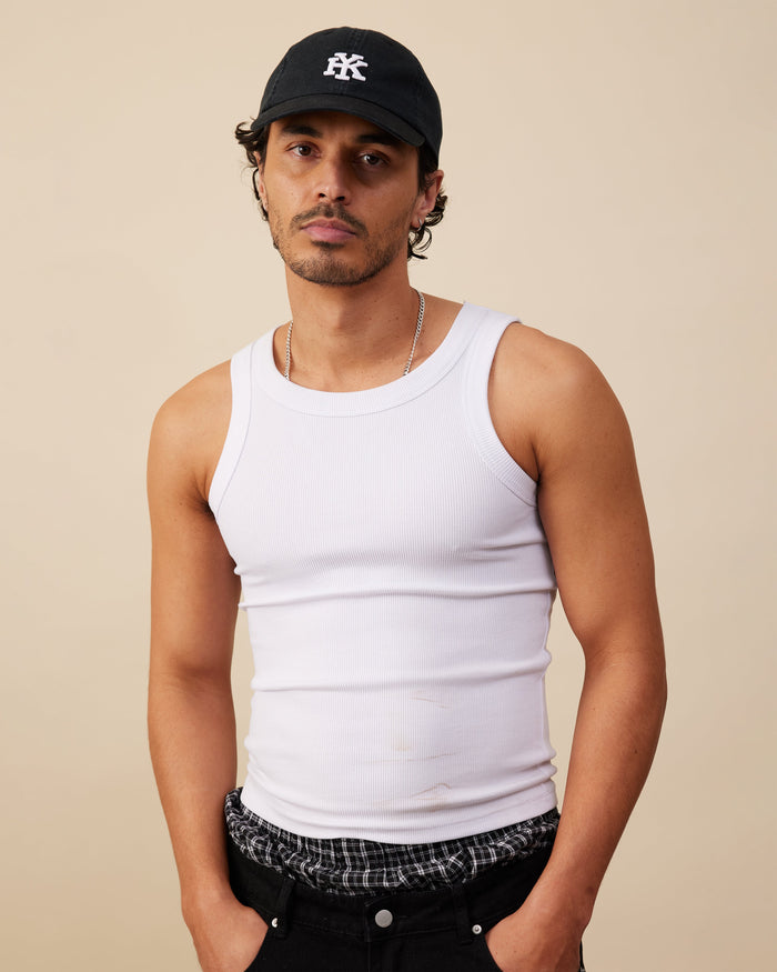 YK Dad Cap | Washed Black