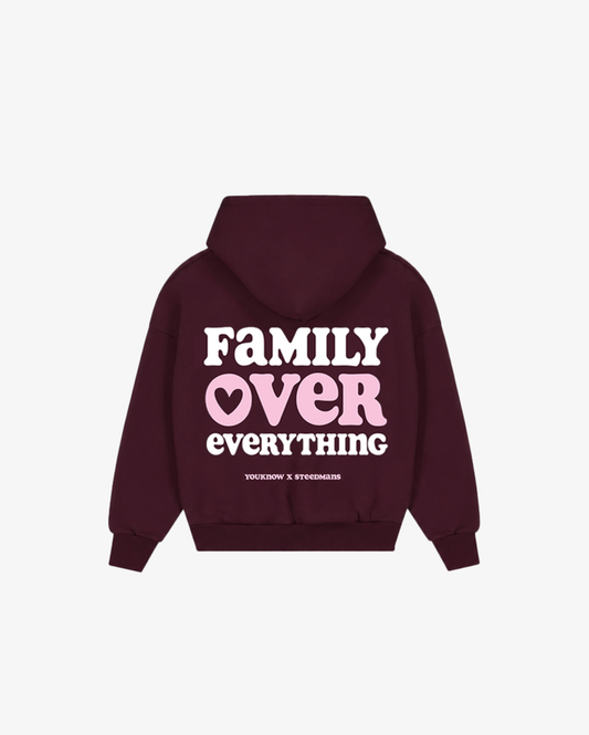 YK Kids x Steedmans Hoodie | Burgundy
