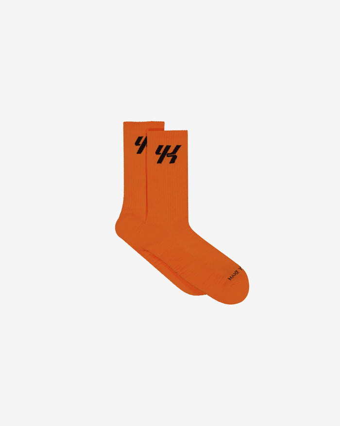 YK Move Champion Ribbed Sports Socks | Orange