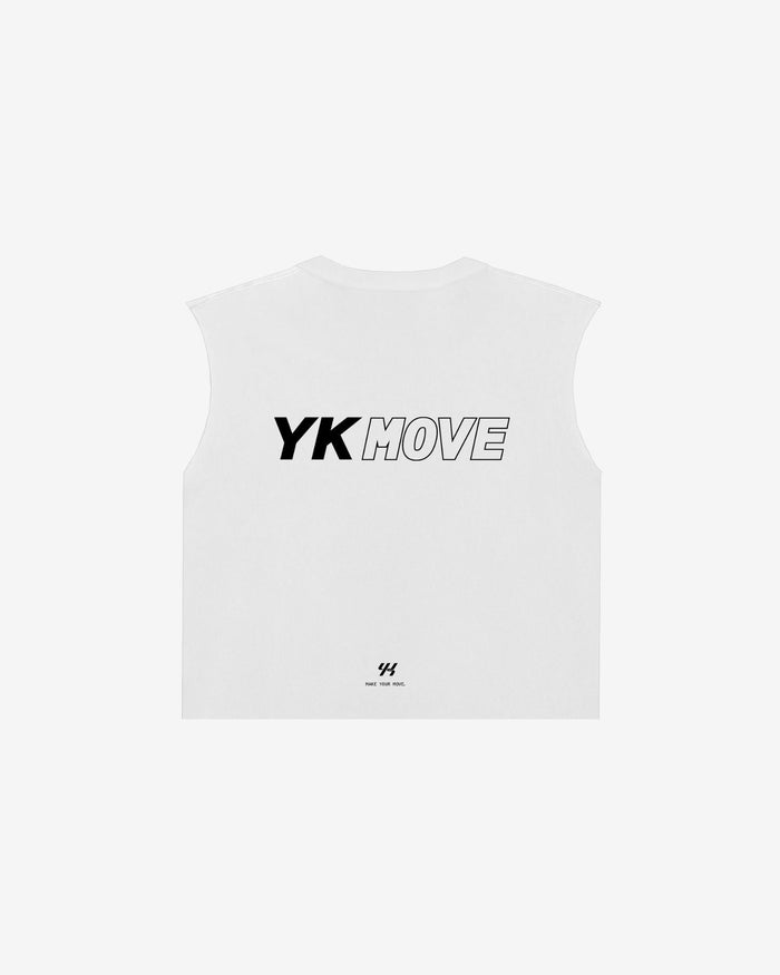 YK Move Champion Tank | White