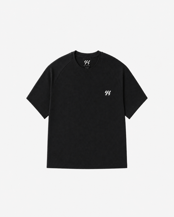 YK Move Fitted SS Tee | Black