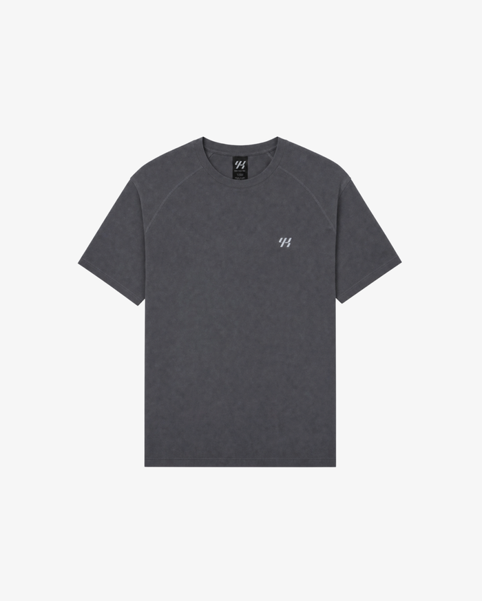 YK Move Fitted SS Tee | Charcoal