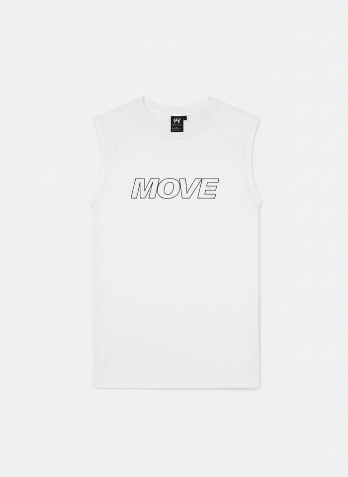 YK Move Flow Tank | White