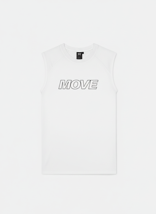 YK Move Flow Tank | White