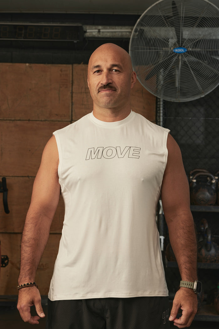 YK Move Flow Tank | White