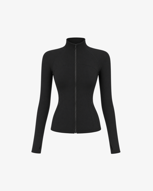 YK Move Sculpt Zip Jacket | Black