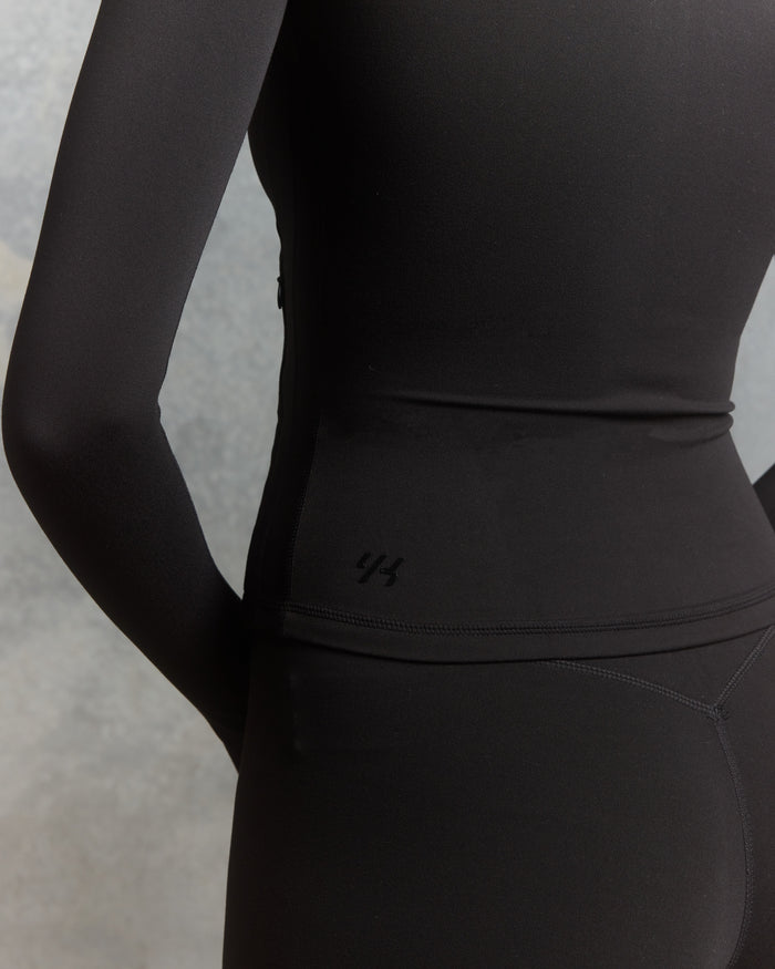 YK Move Sculpt Zip Jacket | Black