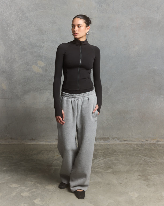 YK Move Sculpt Zip Jacket | Black