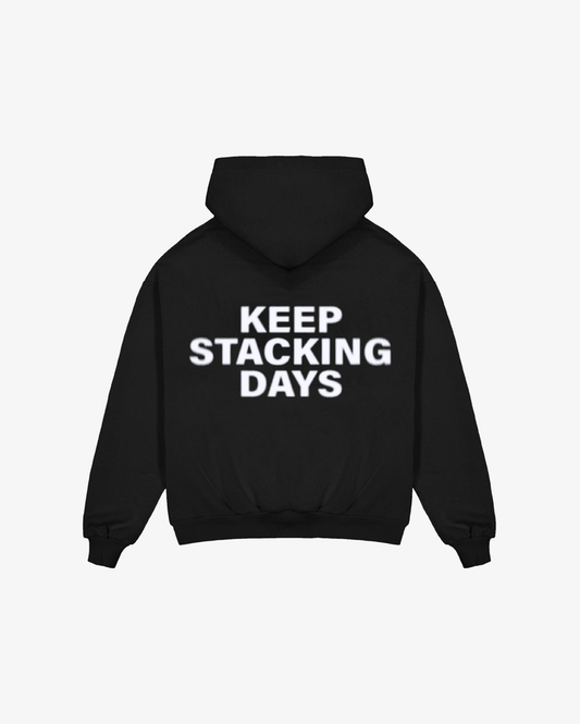 YK Move Stacking Days Hoodie | Black