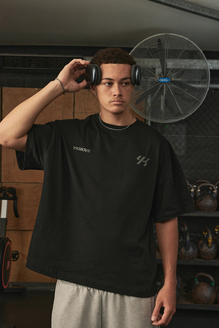 YK Move Stacking Days Tee | Black