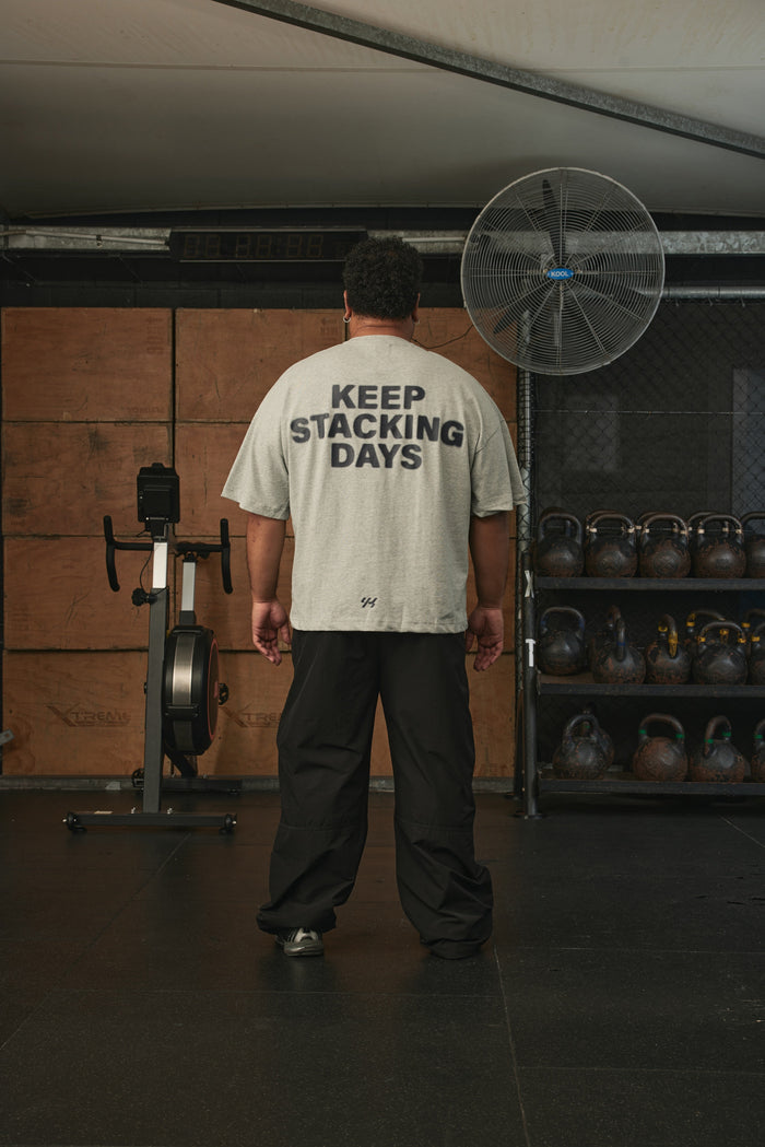 YK Move Stacking Days Tee | Grey