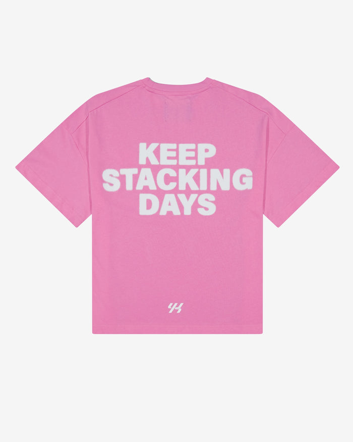 YK Move Stacking Days Tee | Pink