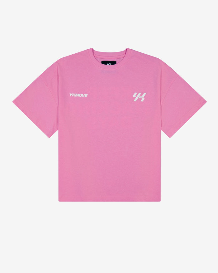 YK Move Stacking Days Tee | Pink