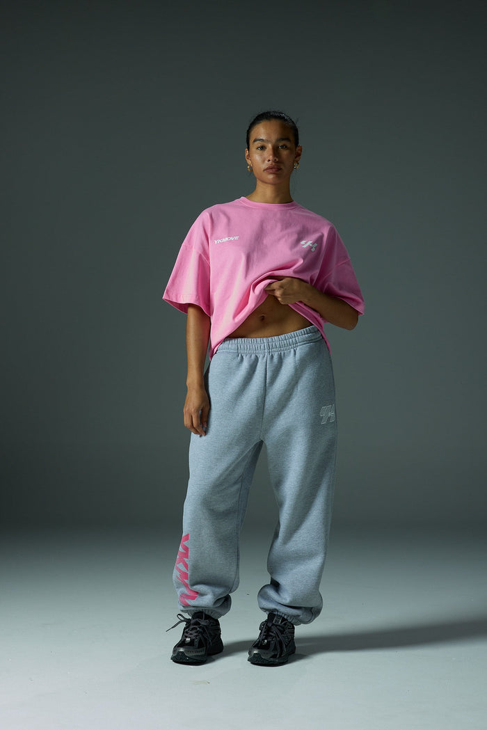 YK Move Stacking Days Tee | Pink