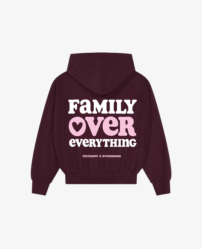 YK x Steedmans Hoodie | Burgundy