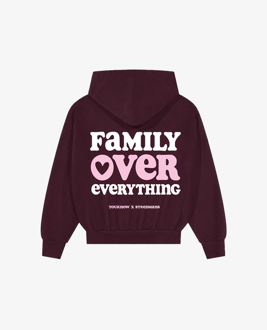 YK x Steedmans Hoodie | Burgundy