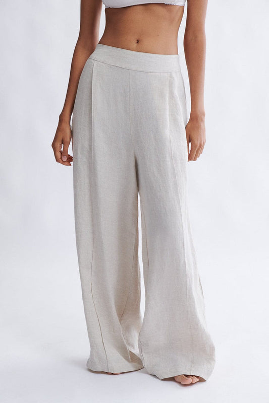 Eliza Faulkner Designs Inc. Yves Pant Cream Linen